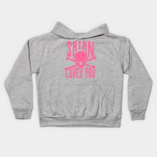 satan loves you Kids Hoodie